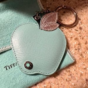 Tiffany & Co. Leather Apple Keychain